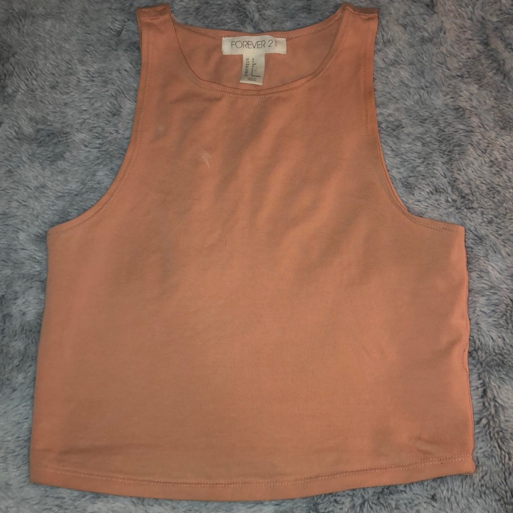 Forever 21 pink crop top